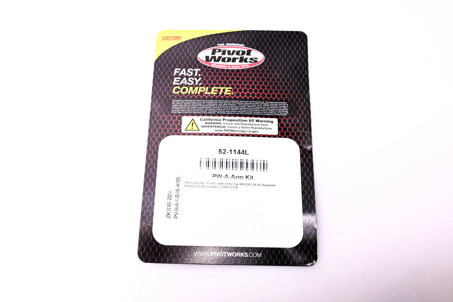 Pivot Works PWAAK-S06-400L, 52-1144L, ZKS30-20S A-Arm Kit NOS