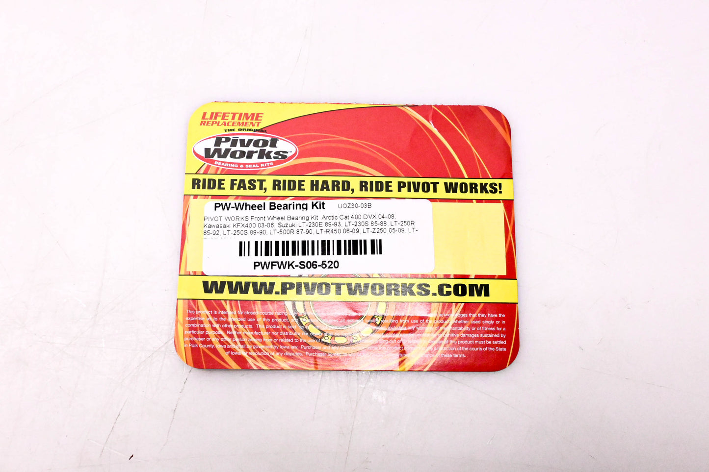 Pivot Works PWFWK-S06-520, UOZ30-03B Front Wheel Bearing Kit NOS