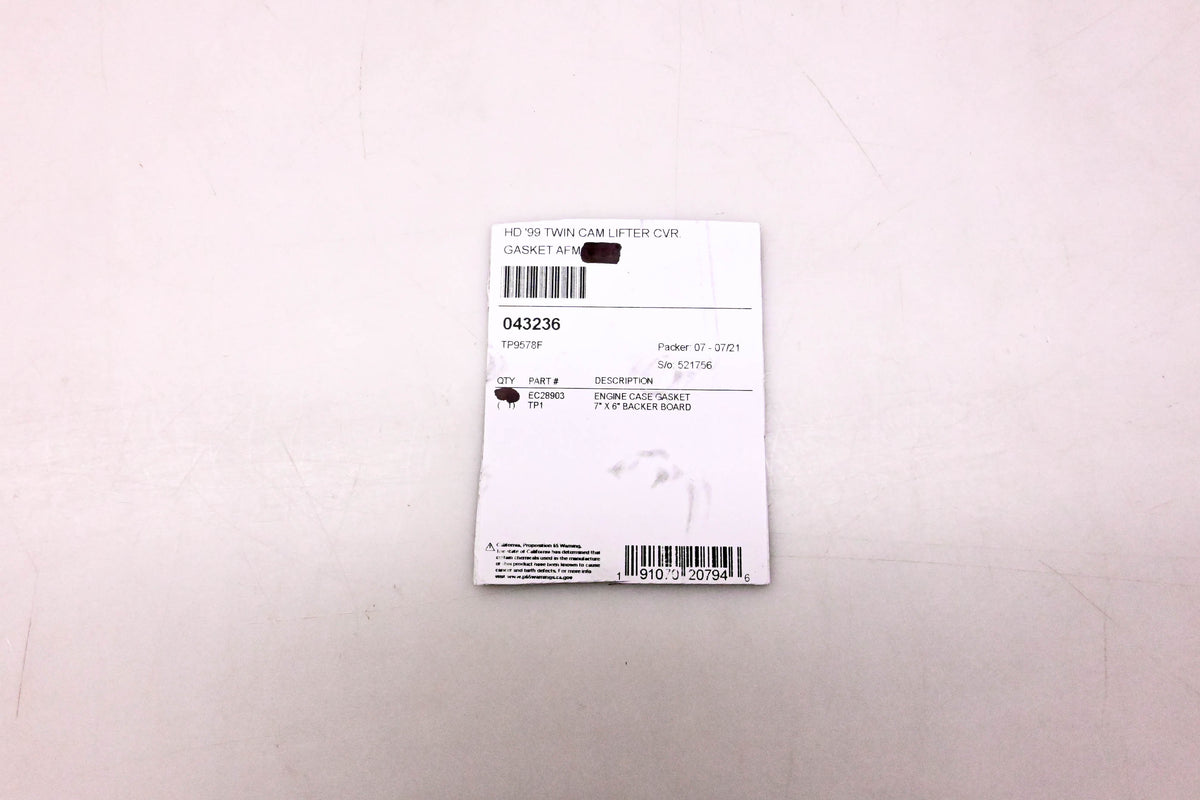 Twin Power 043236, TP9578F Tappet Guide Gaskets Qty 3 NOS