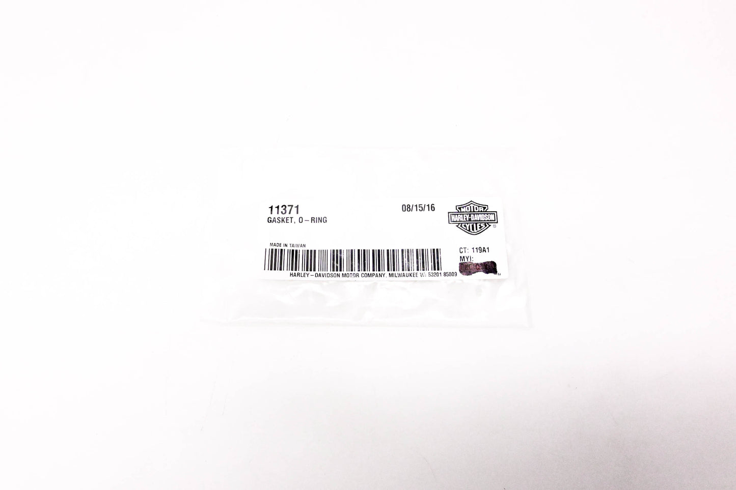 New OEM Harley-Davidson 11371 O-Ring Gasket NOS