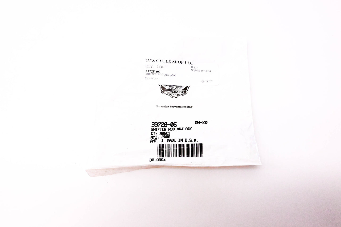 New OEM Harley-Davidson 33728-06 Shifter Rod NOS