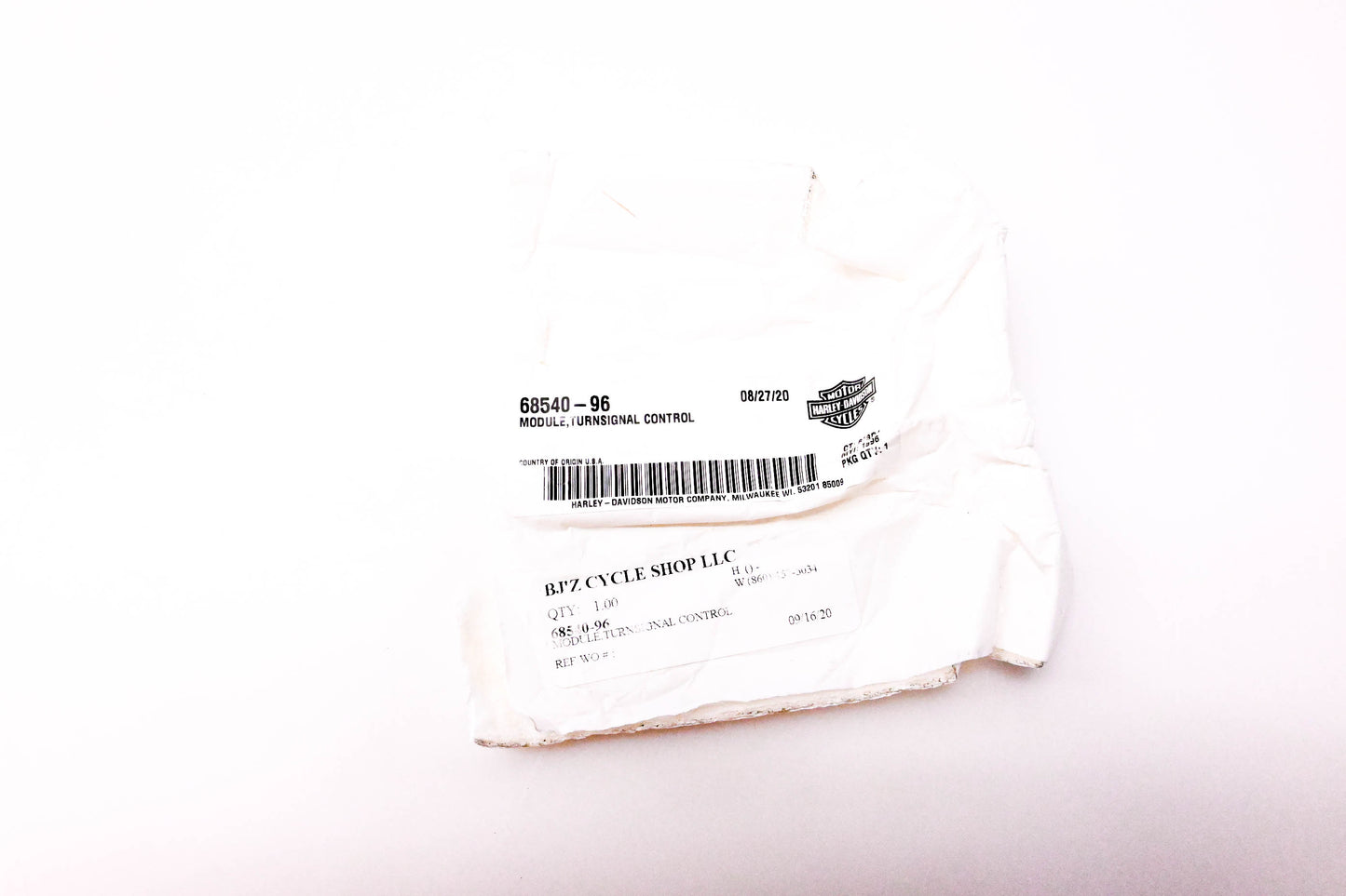 New OEM Harley-Davidson 68540-96 Turnsignal Control Module NOS