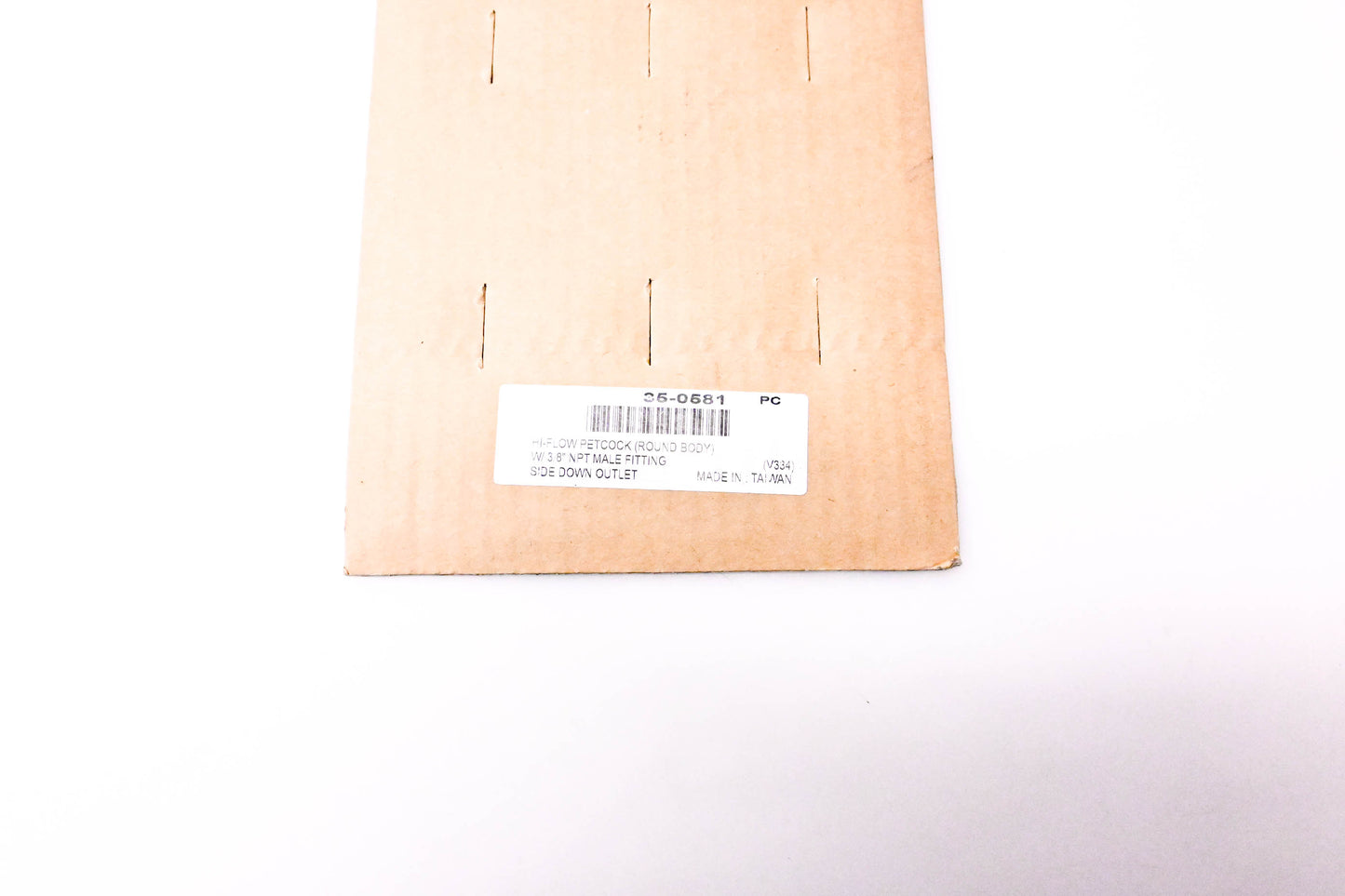 V-Twin 35-0581 Hi-Flow Petcock (Round Body) NOS