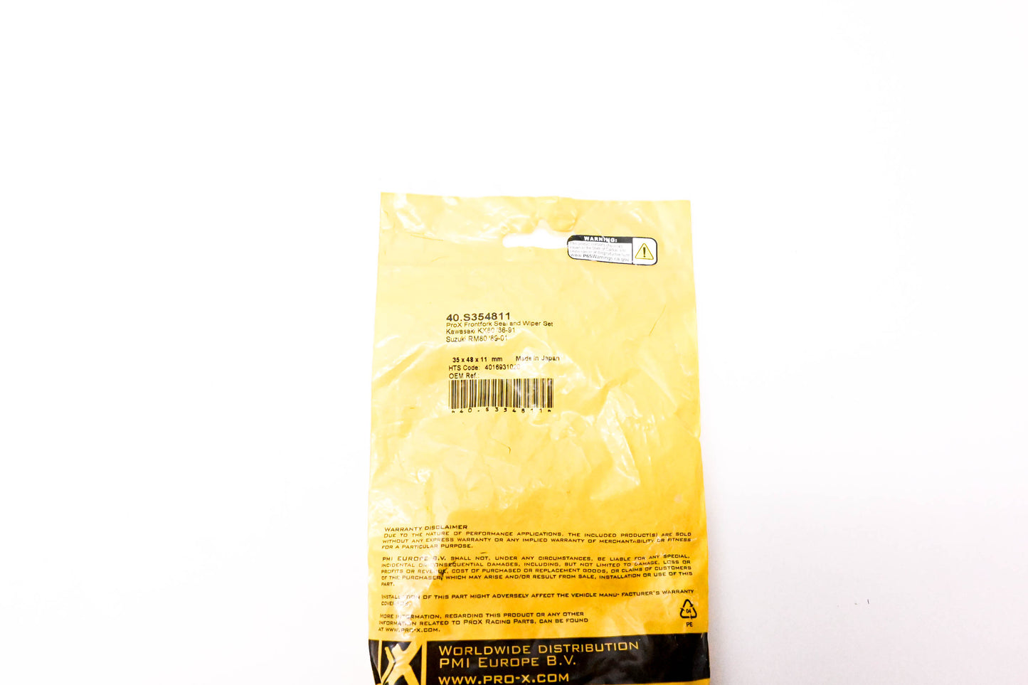 Pro X 40.S354811 Front Fork Seal & Wiper Kit NOS