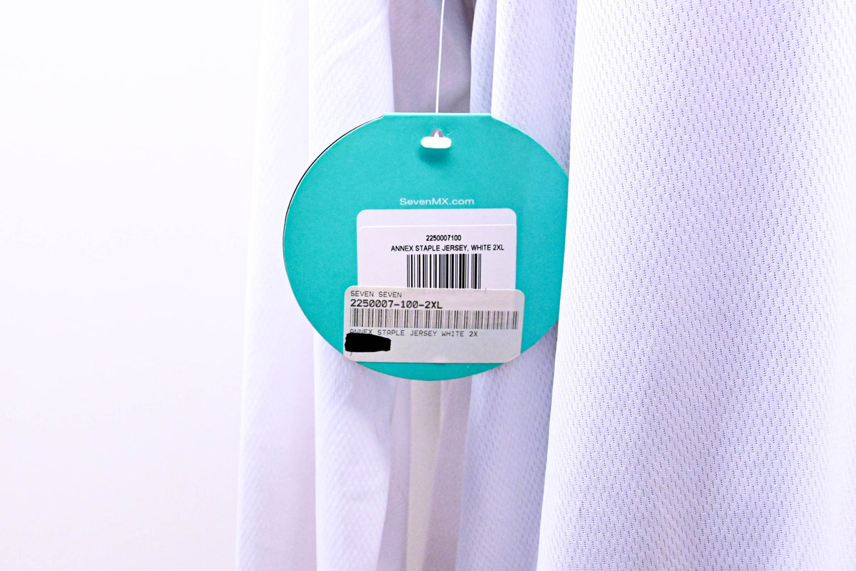 Seven 2250007100 Annex Staple Jersey White 2XL NOS