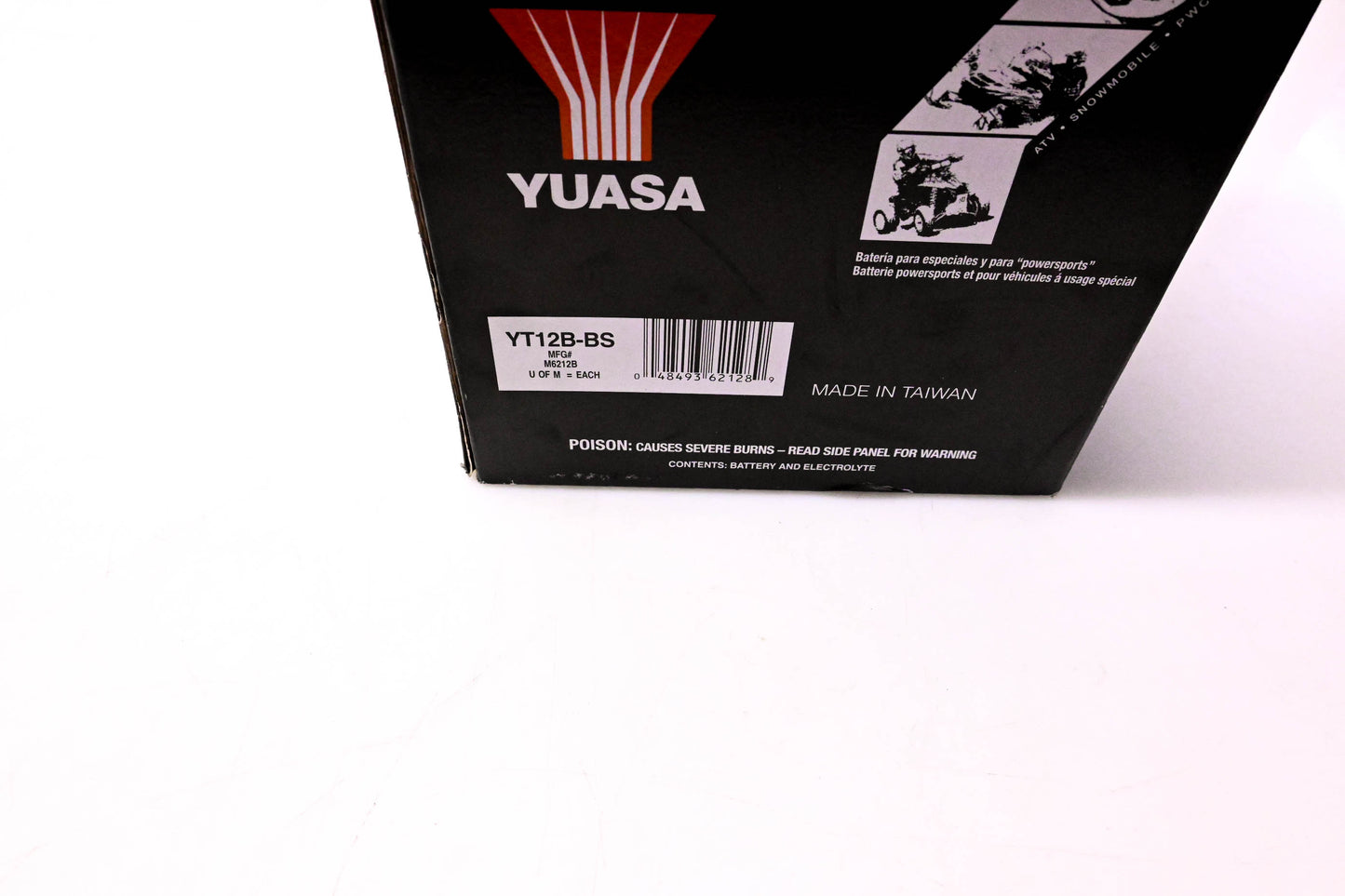Yuasa YT12B-BS, M6212B Battery NOS