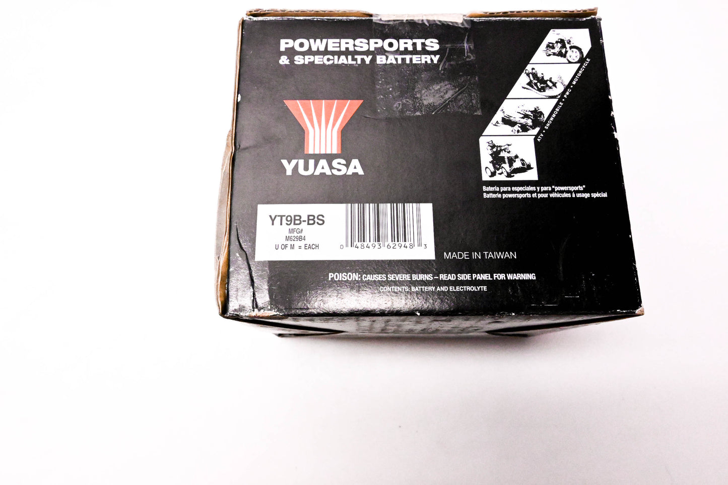Yuasa YT9B-BS, M629B4 Battery NOS