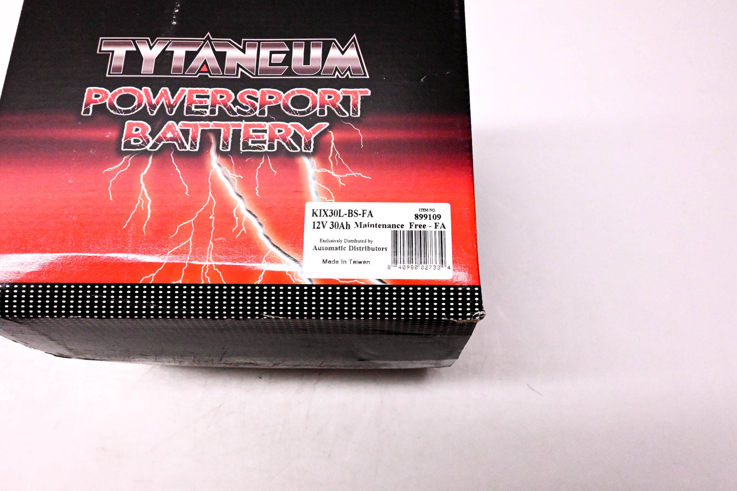 Tytaneum KIX30L-BS-FA, 899109, KIX30L-BS Battery NOS