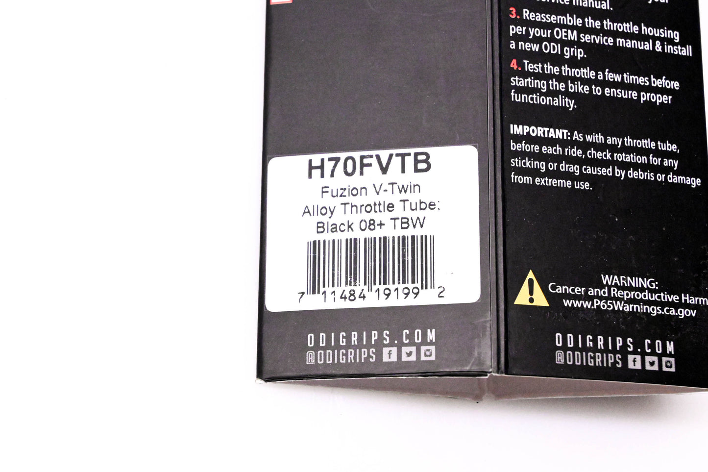 Fusion H70FVTB Alloy Throttle Tube NOS