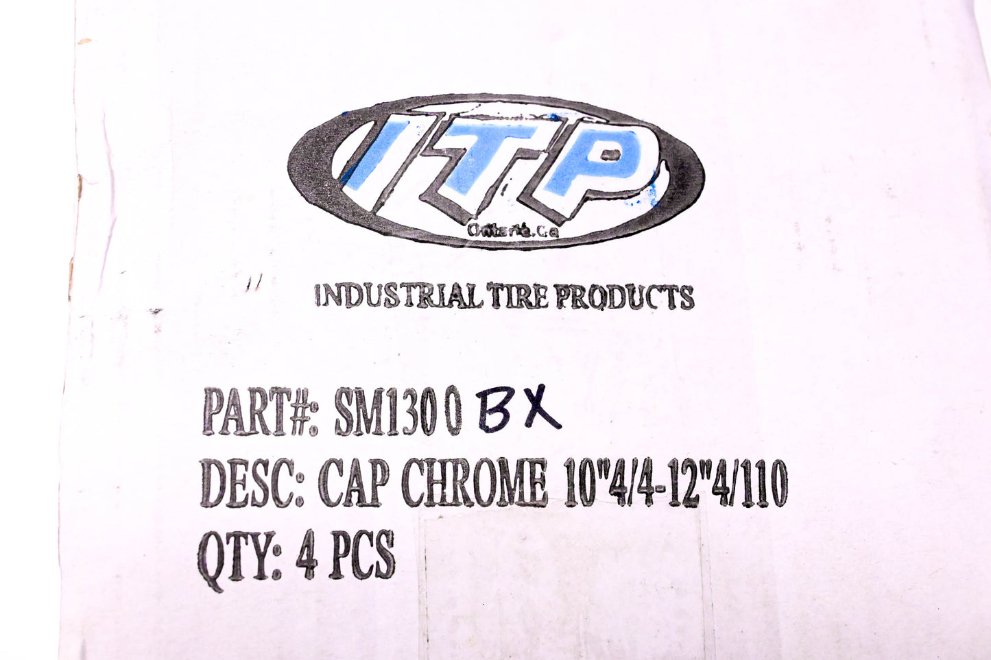ITP SM1300BX Chrome Cap Kit NOS