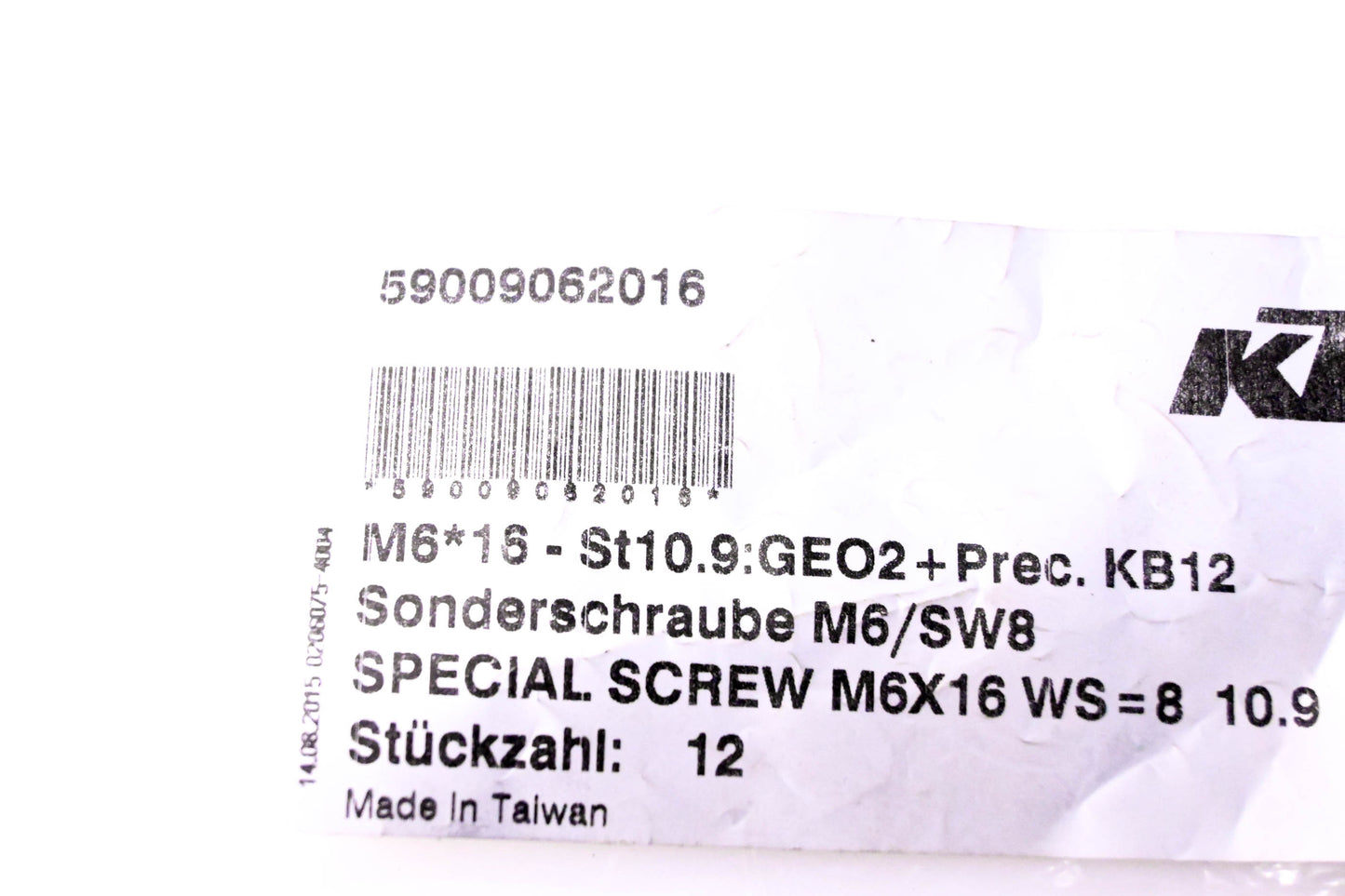 New OEM KTM 59009062016 Shift Lever Mounting Bolt NOS