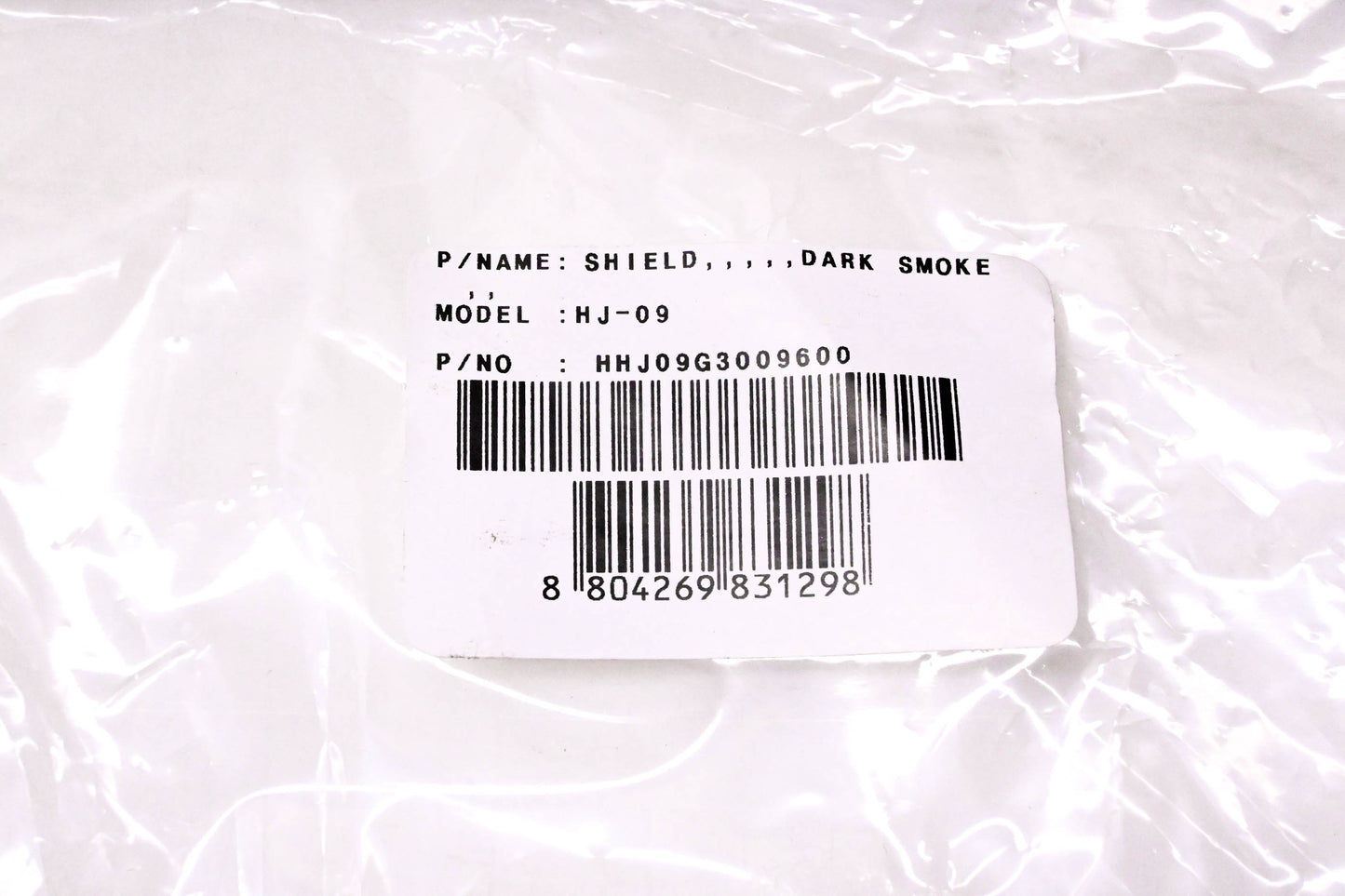 HJC HJ-09, HHJ0963009600 Dark Smoke Shield NOS