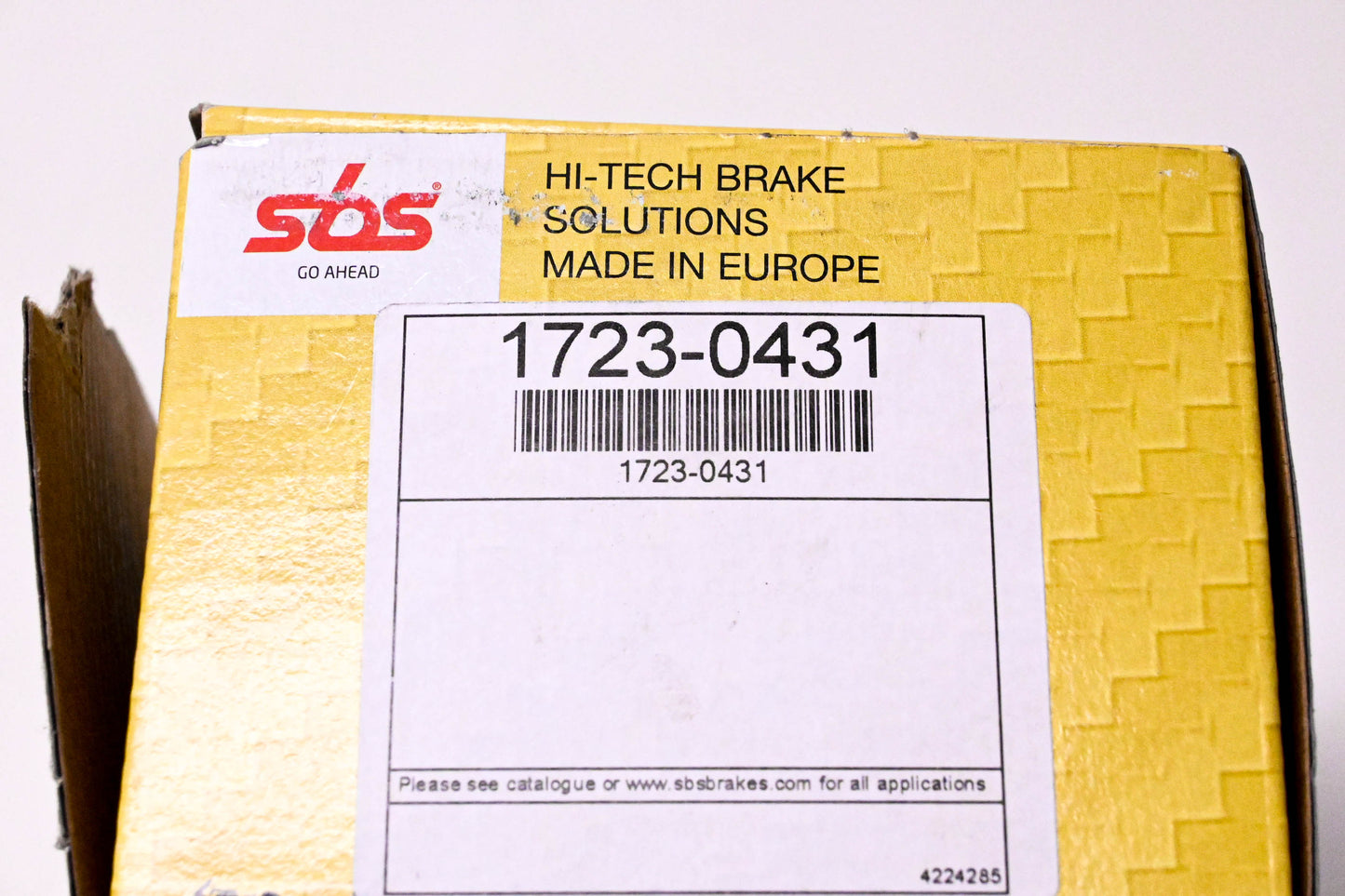 SBS 1723-0431 Motorcycle Brake Shoes With Springs NOS