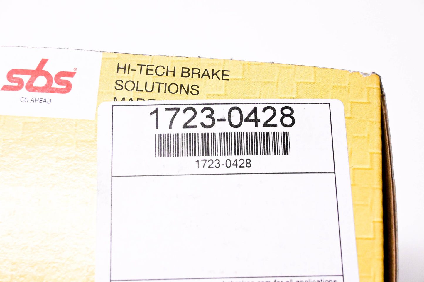 SBS 1723-0428 Motorcycle Brake Shoes With Springs NOS