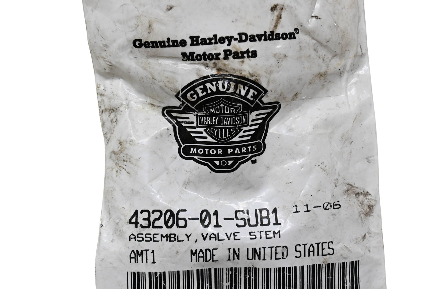 New OEM Harley-Davidson 43206-01-SUB1 Valve Stem Assembly NOS