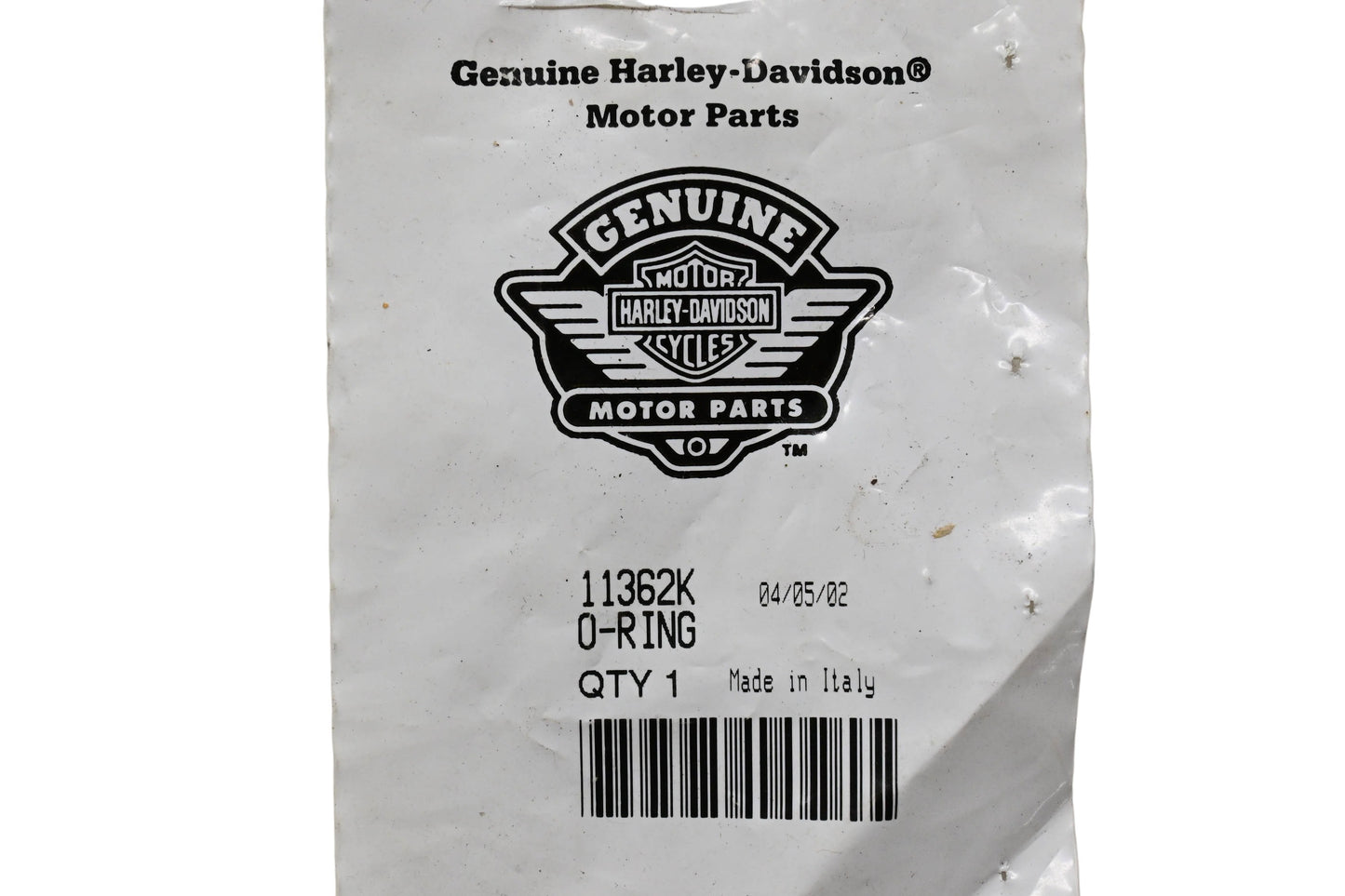 New OEM Harley-Davidson 11362K O Ring NOS