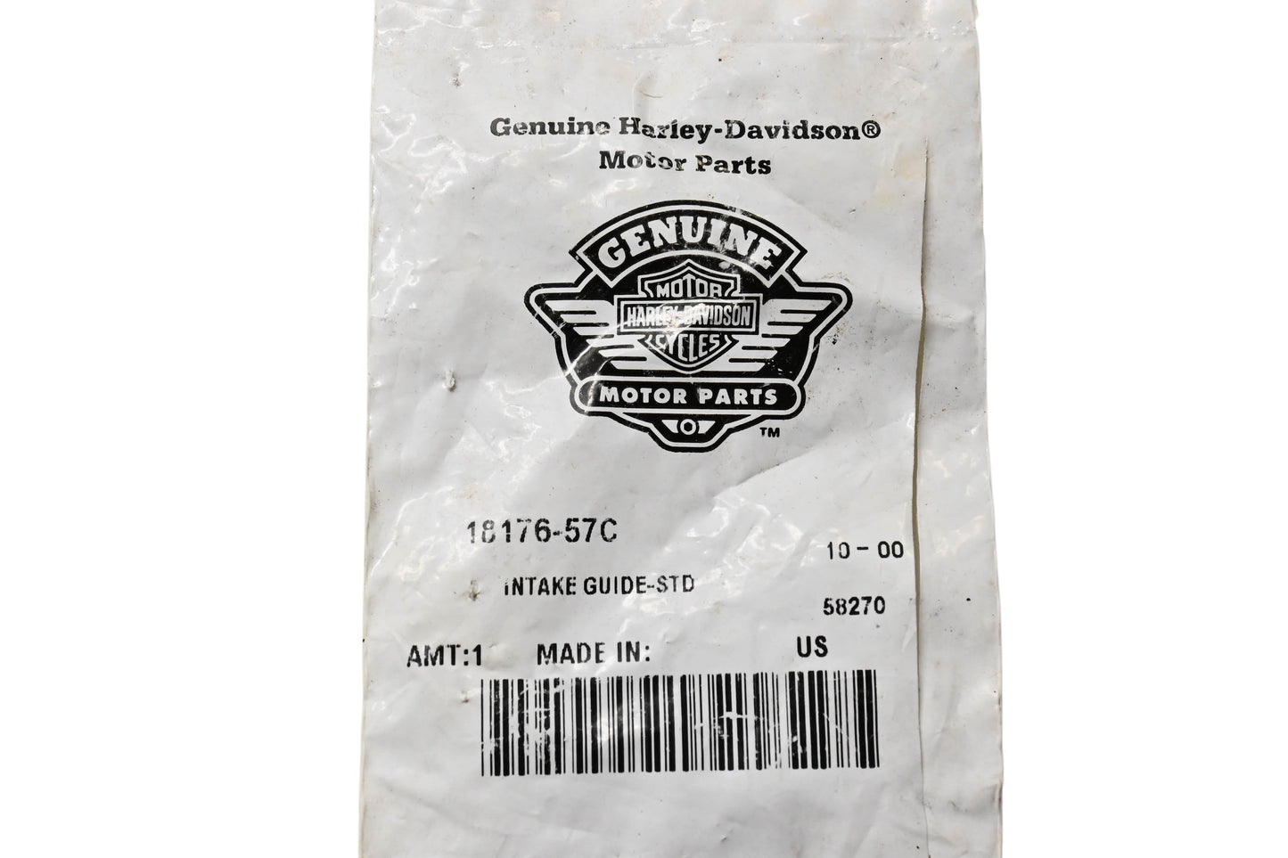 New OEM Harley-Davidson 18176-57C Intake Guide NOS