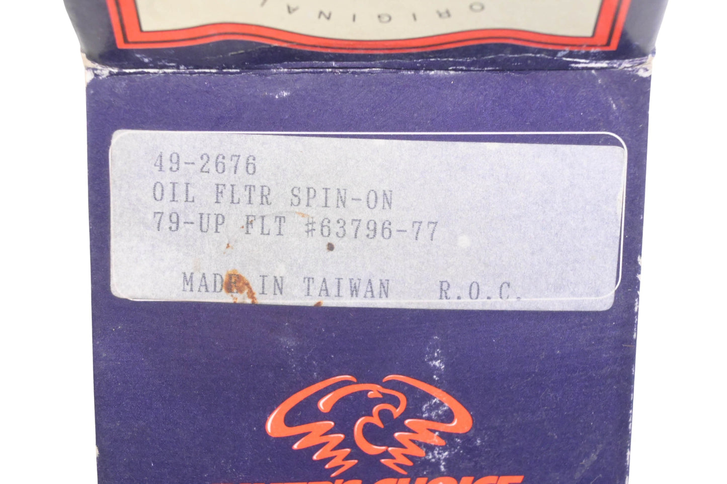 Twin Power 49-2676, 63796-77 3/4 Spin-On Oil Filter NOS