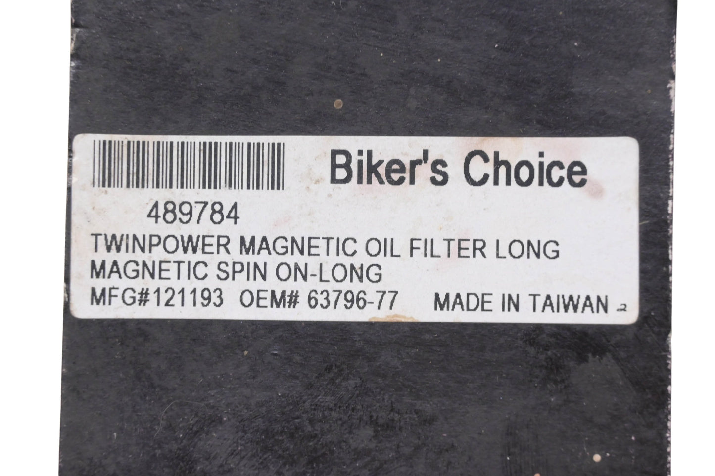 Bikers Choice 489784, 121193, 63796-77 Long Magnetic Spin-On Oil Filter NOS