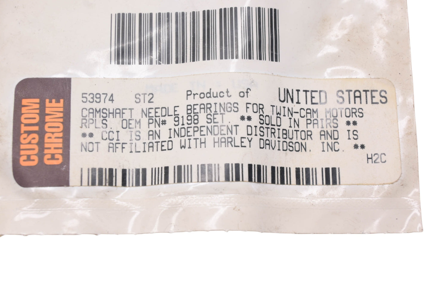 Sonnax HDNB0038, 53974, 53-974 Camshaft Needle Bearing NOS