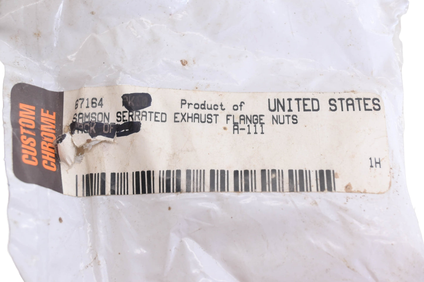 Samson 67164, A-111 Exhaust Flange Nuts Qty 2 NOS