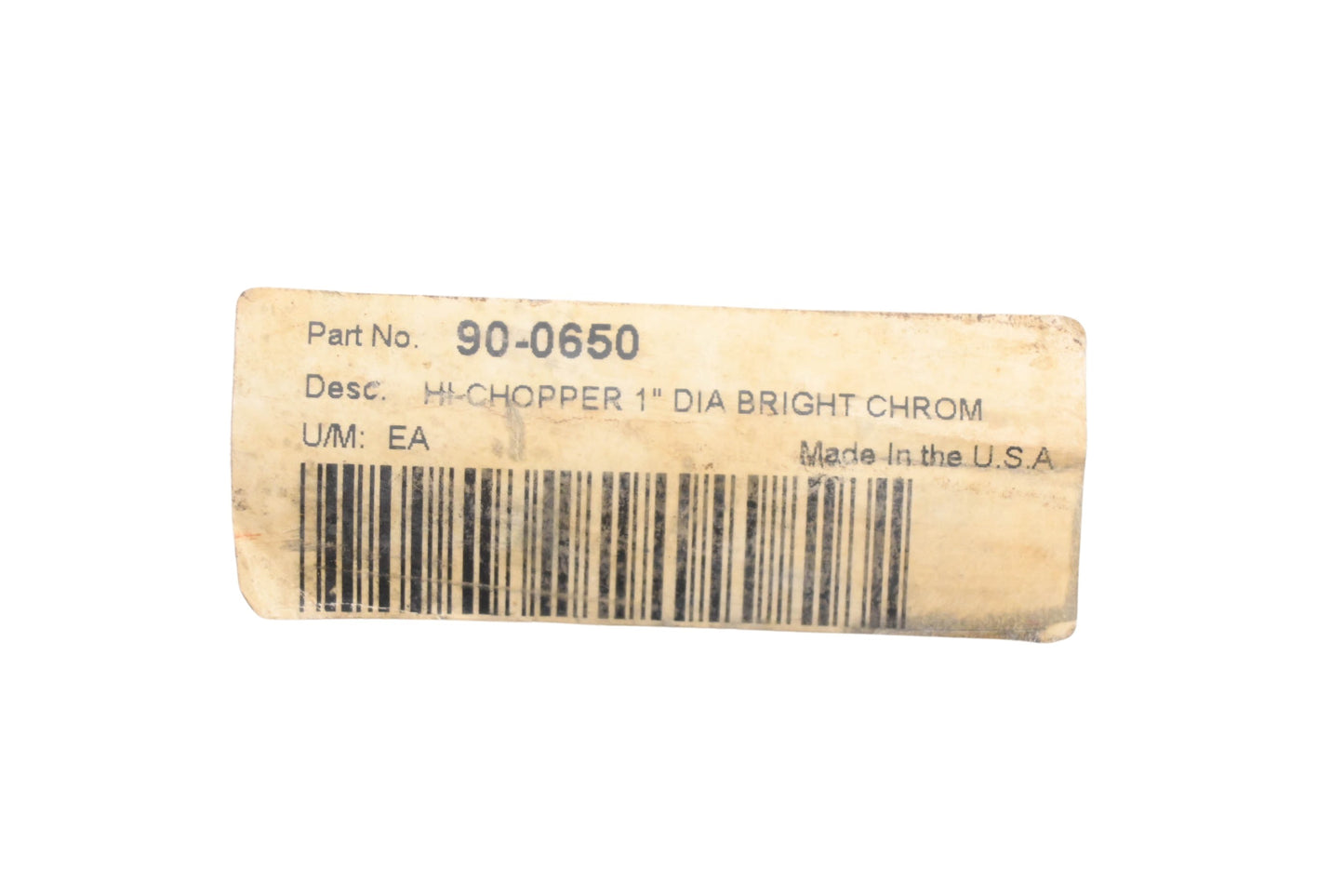 Aftermarket 90-0650 Chrome Hi-Chopper Handlebar NOS