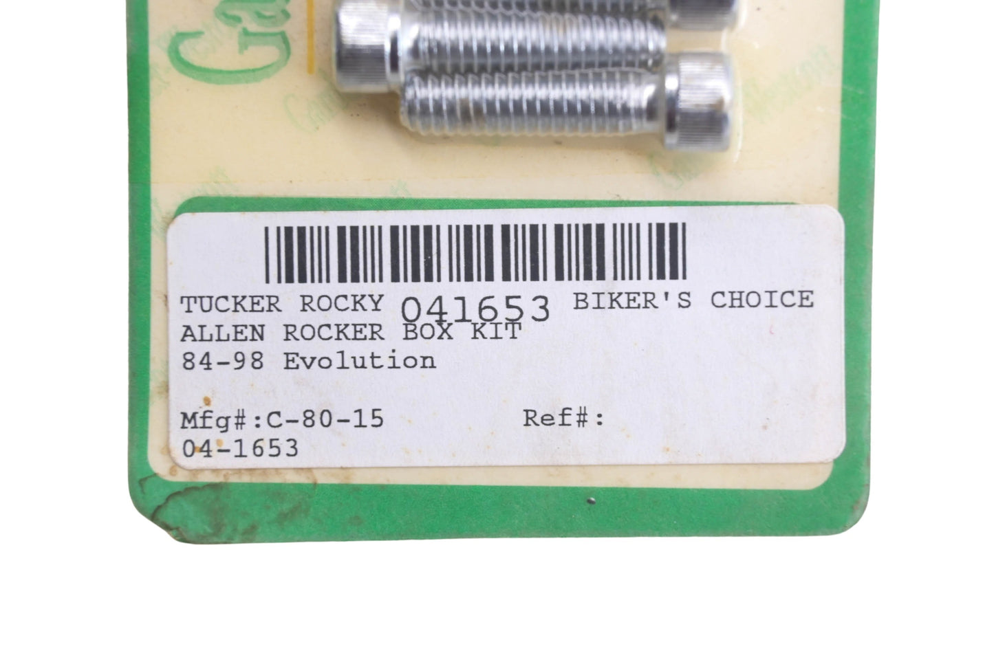 Gardner-Westcott 04-1653, C-80-15 Allen Rocker Box Kit NOS