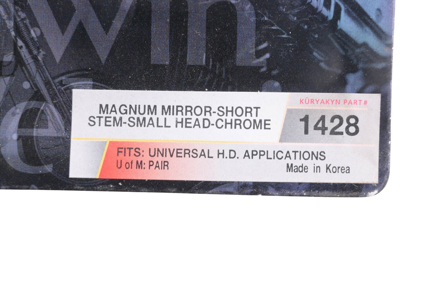 Kuryakyn 1428 Chrome Magnum Mirror Kit NOS