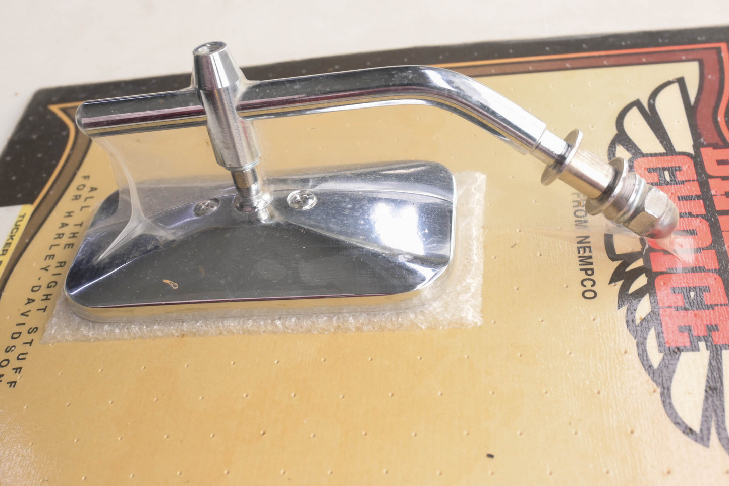 Biker's Choice 72273D Custom Chrome Rectangular Mirror NOS