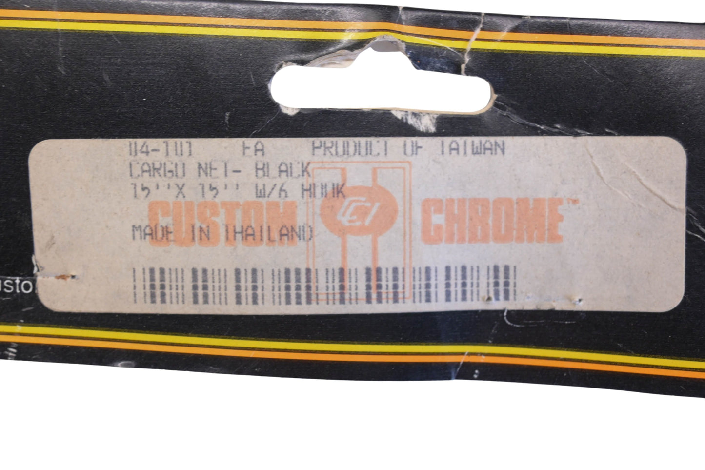 Custom Chrome 04-101 15x15'' Cargo Net Black NOS