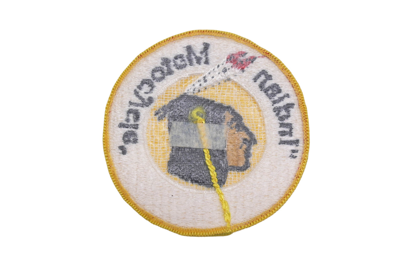 Aftermarket MS024-24 Indian Motorcycle Logo Iron On Patch NOS