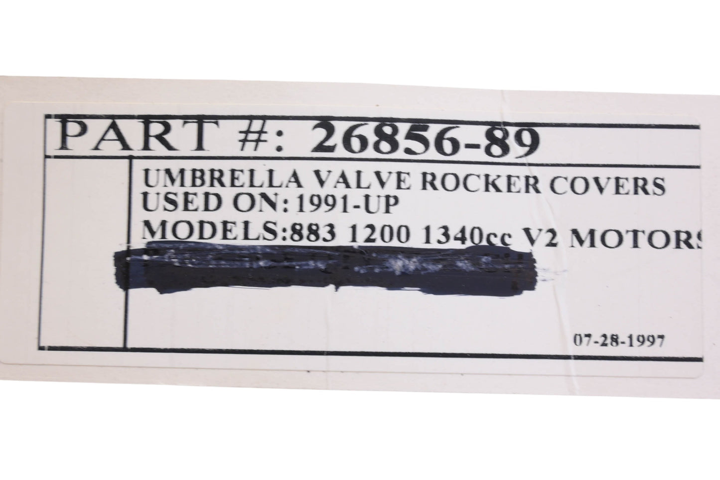 Custom Chrome 26856-89, 04-5498 Umbrella Valve Rocker Covers Qty 5 NOS