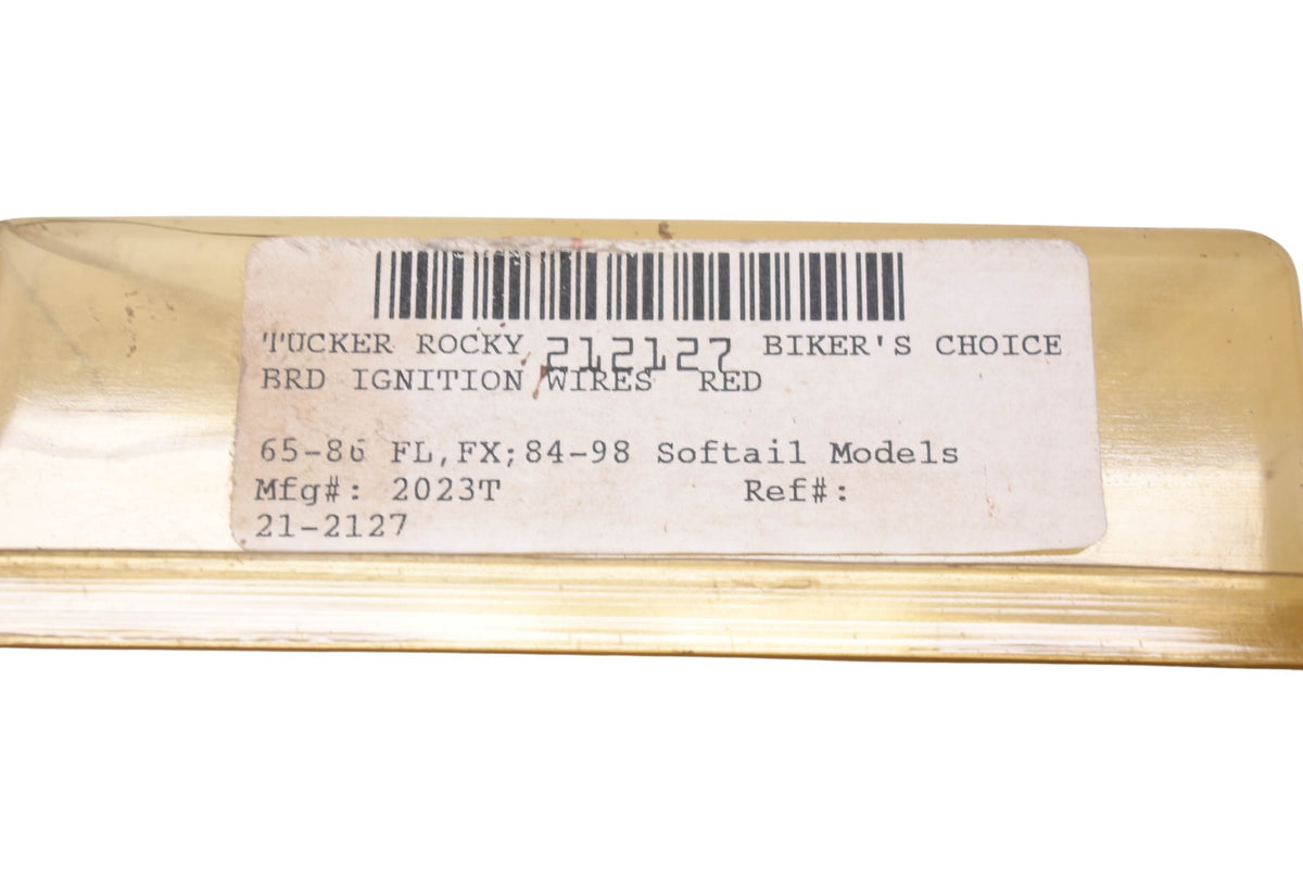 Biker's Choice 21-2127, 2023T Magnum Red Braided Ignition Wires NOS