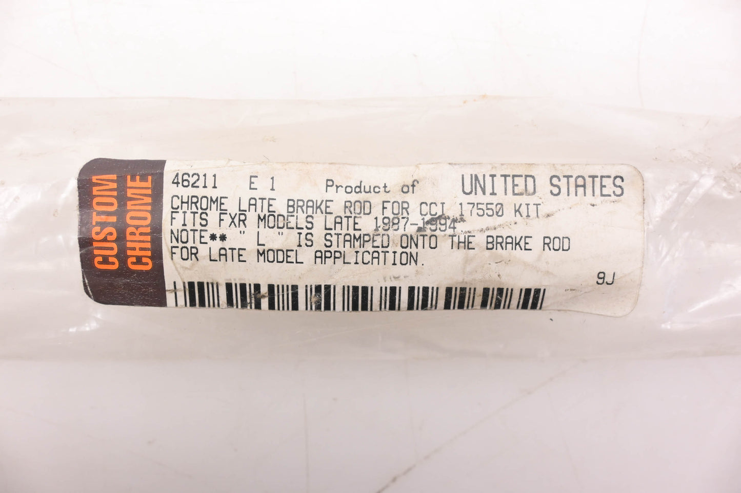 Custom Chrome 46211 Chrome Late Brake Rod NOS
