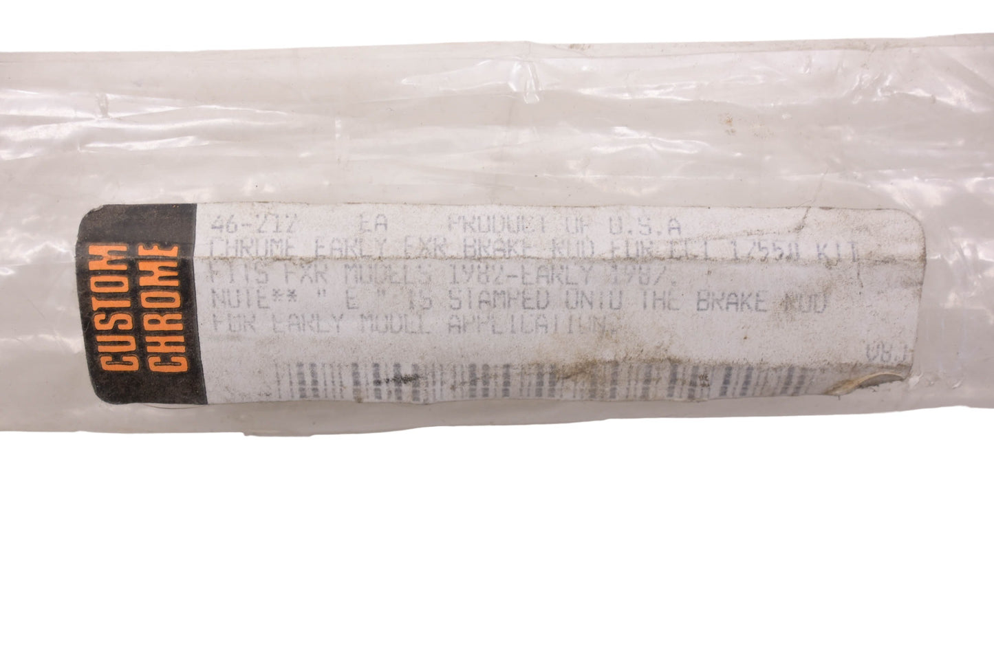 Custom Chrome 46-212 Chrome Early Brake Rod NOS