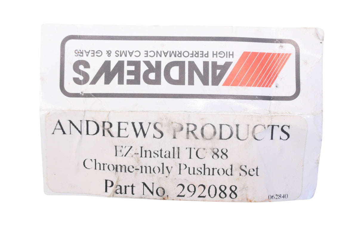 Andrews High Performanc 292088 Chrome-moly Pushrod Set NOS