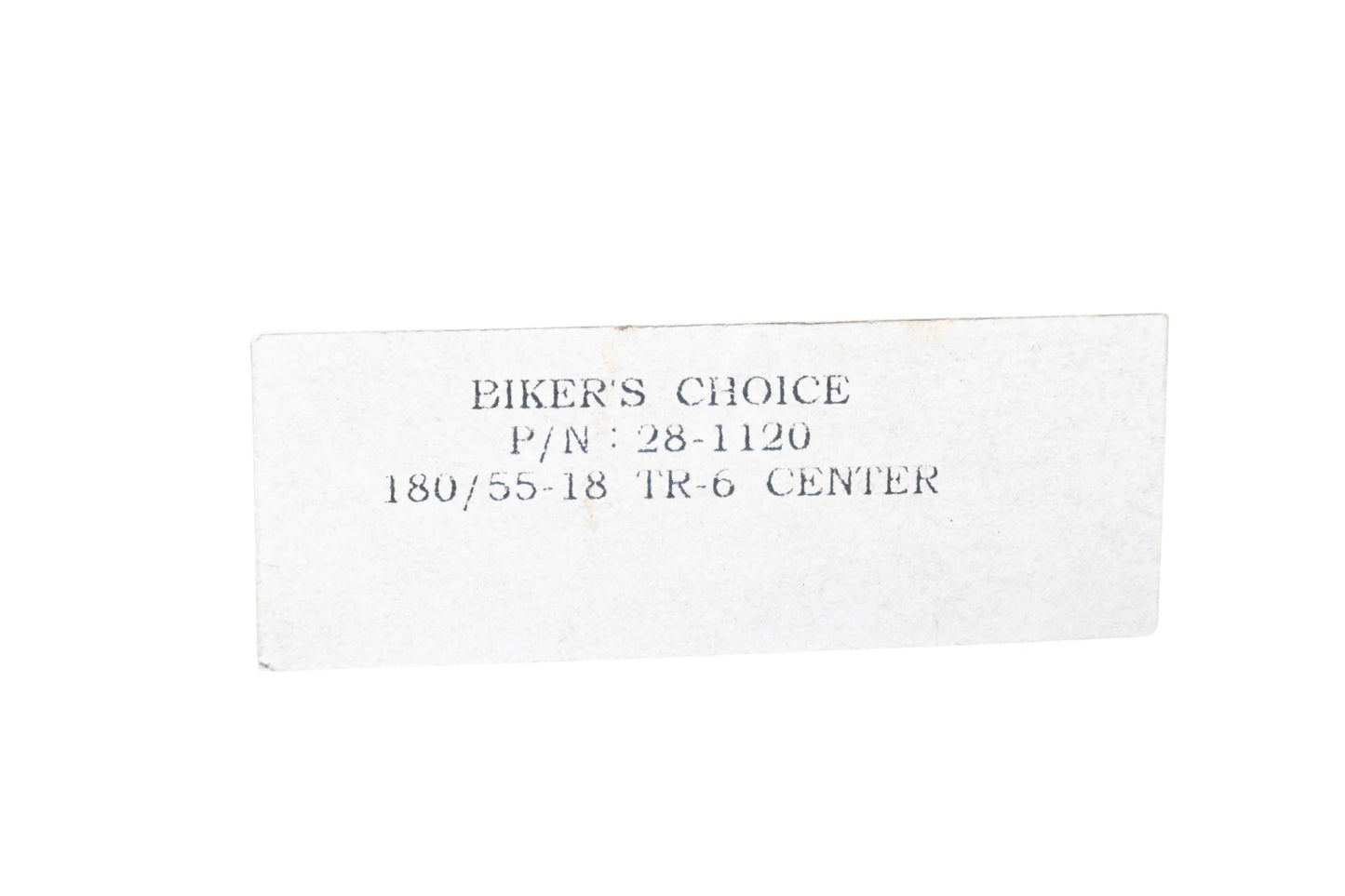 Biker's Choice 28-1120, 180/55-18 TR 6 Motorcycle Tube NOS