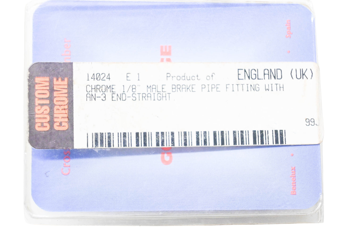 Custom Chrome 14024 Male Brake Pipe Fitting NOS