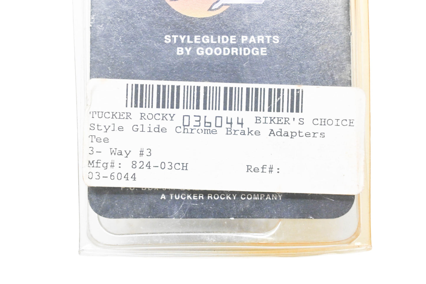 Goodridge 03-6044, 824-03CH Chrome Brake Adapter NOS