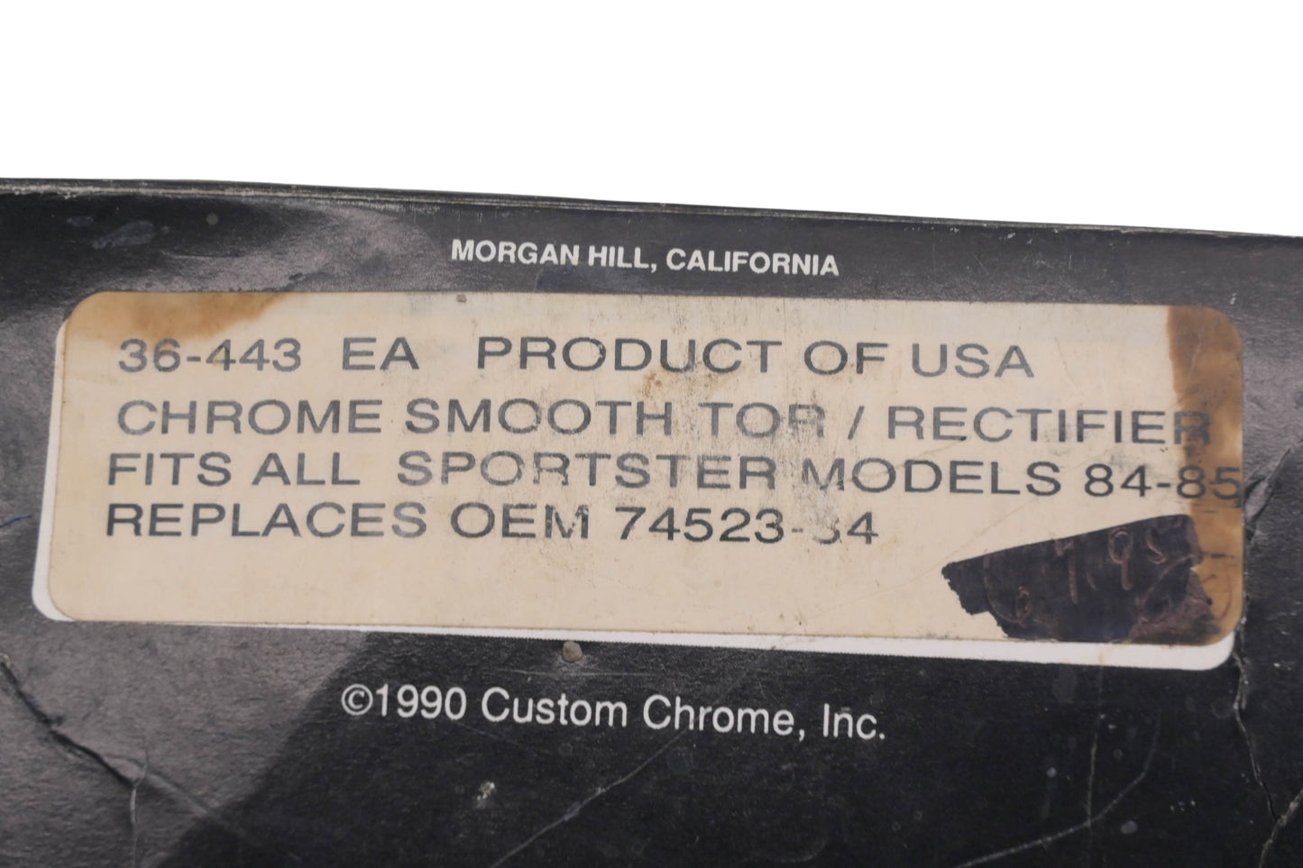 Custom Chrome 36-443, 74523-34, 155584 Smooth Chrome Rectifier NOS