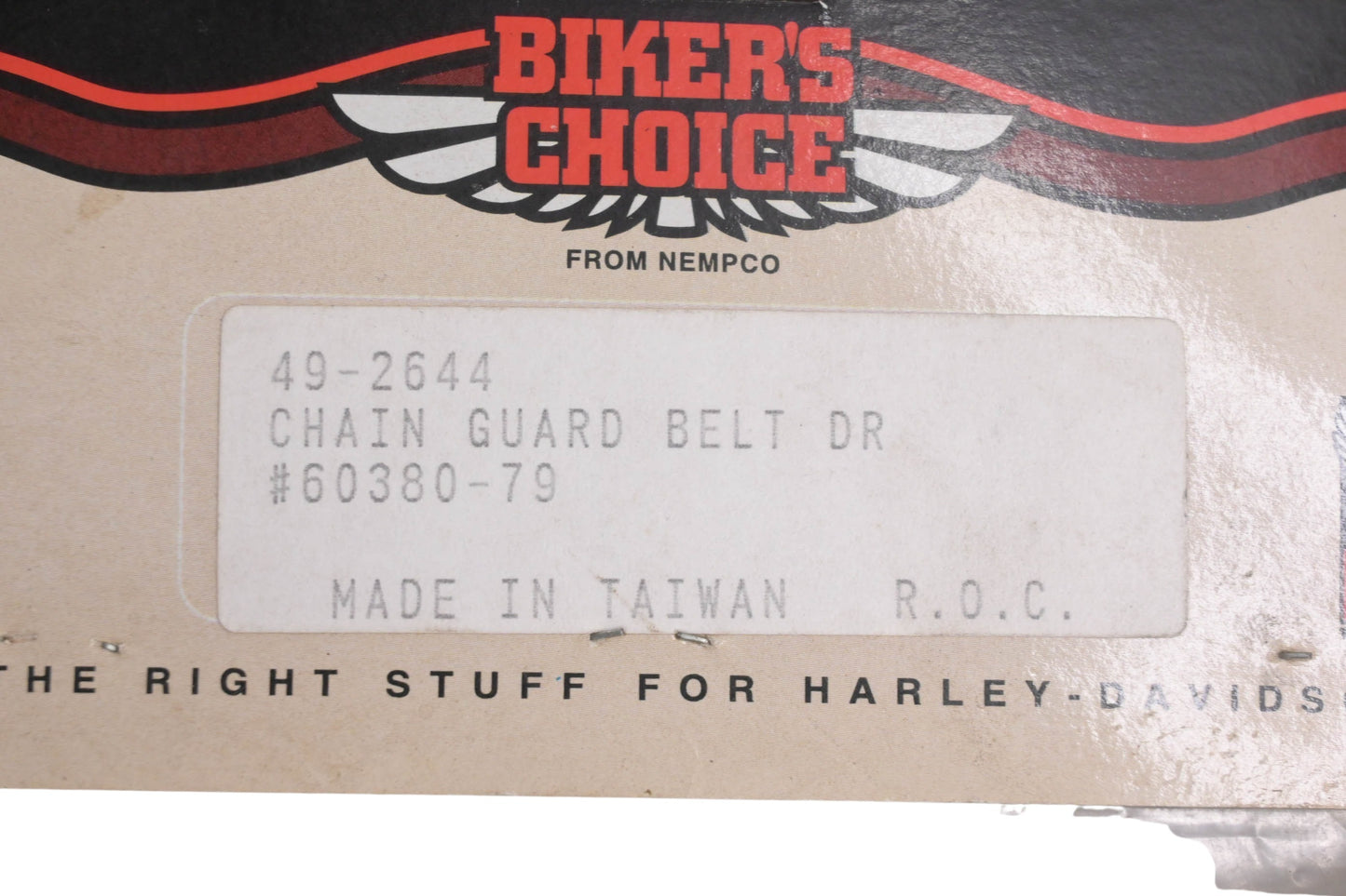 Bikers Choice 49-2644, 492644, 60380-79 Chrome Chain Guard NOS