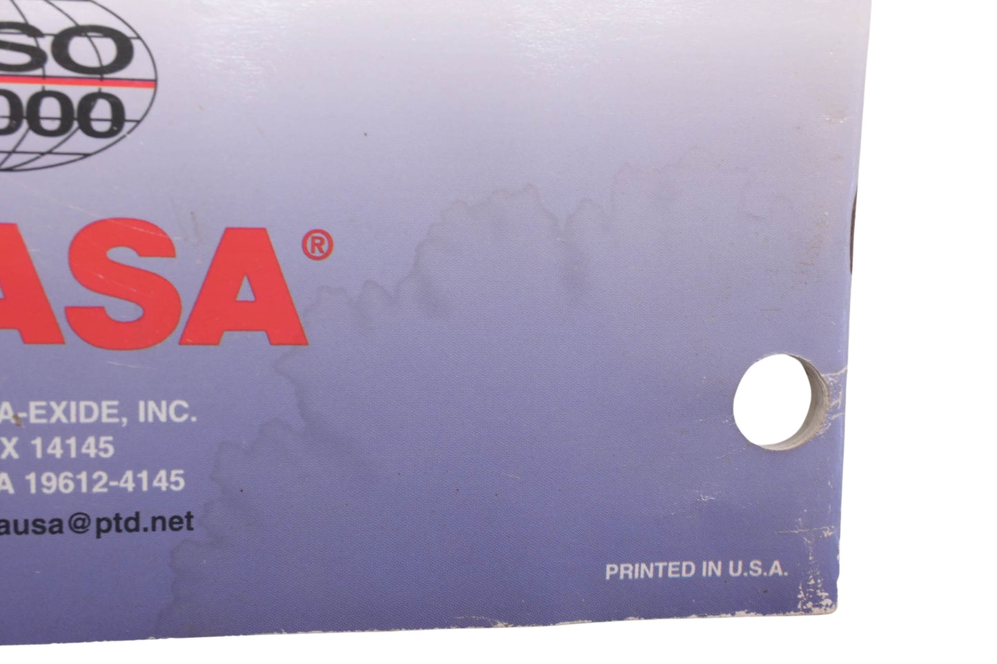 Yuasa MKTG-766 1997 Battery Specifications & Applications Manual