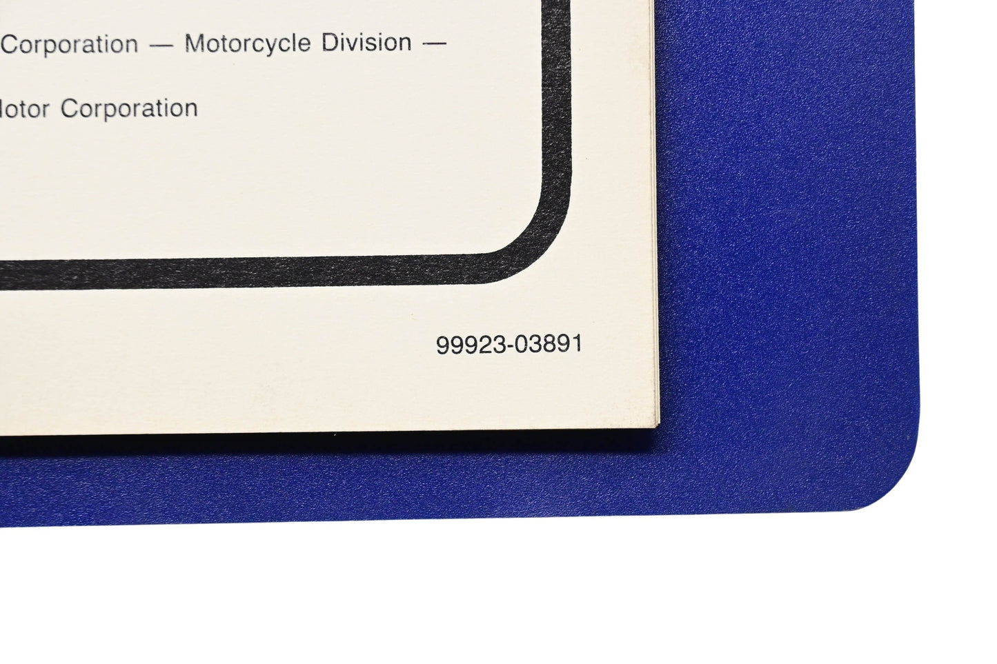 OEM Suzuki 99923-03891 1989 K Model Ready Reference Service Specifications Manual