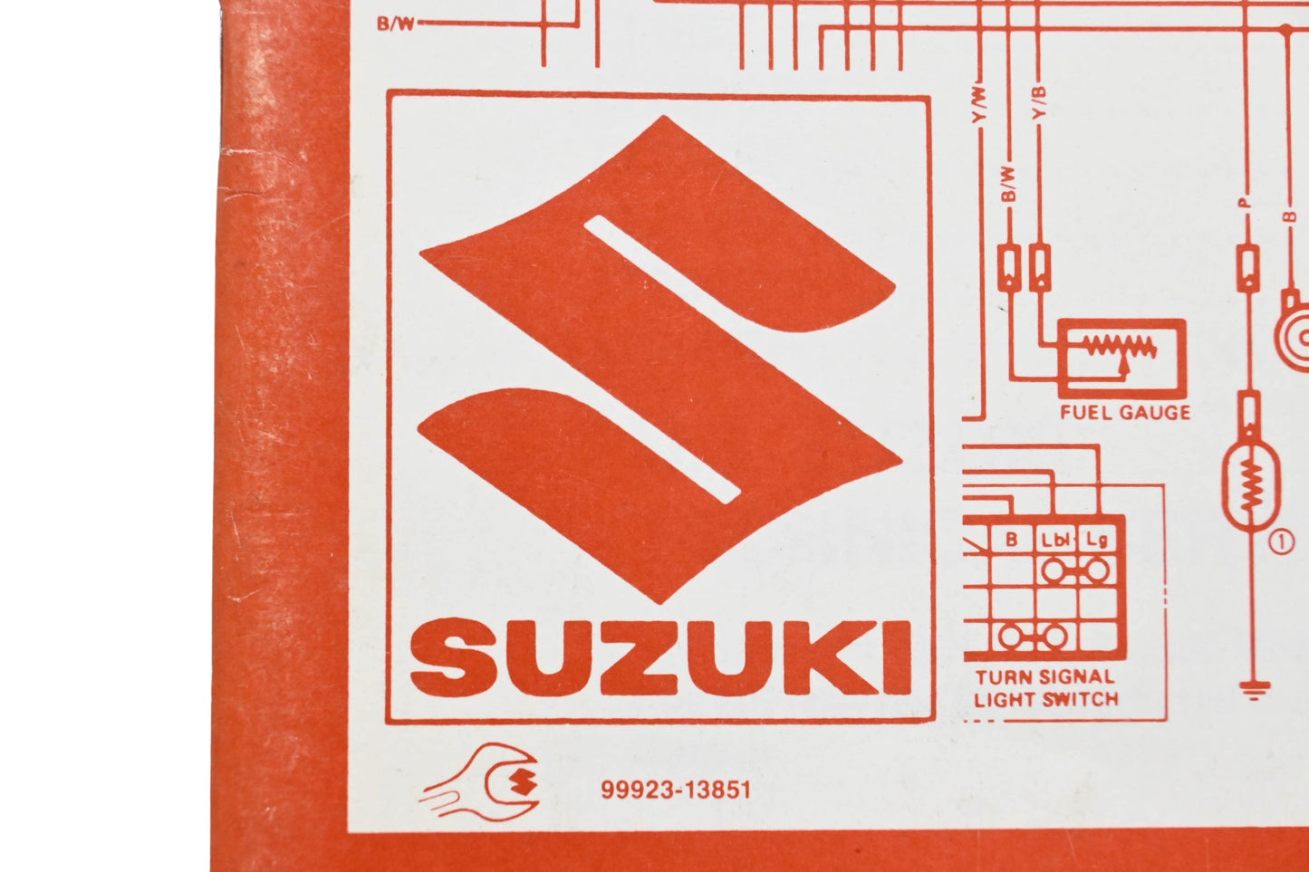 OEM Suzuki 99923-13851 1985 Suzuki Wiring Diagrams Manual