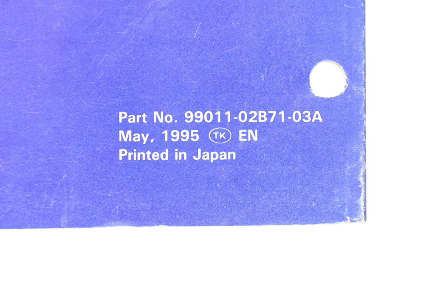 OEM Suzuki 99011-02B71-03A Owner's Service Manual 96 RM80T