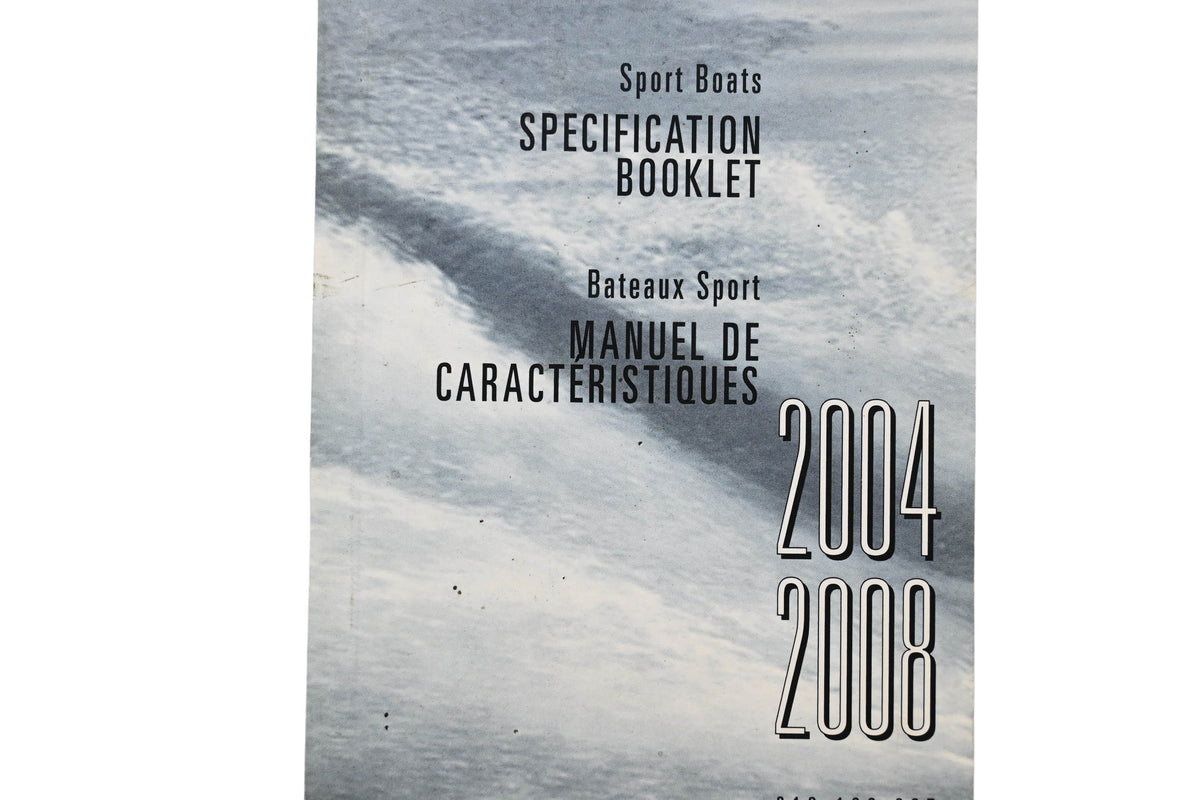 Aftermarket 219100307 Sea-Doo Specification Booklet 2004 2008