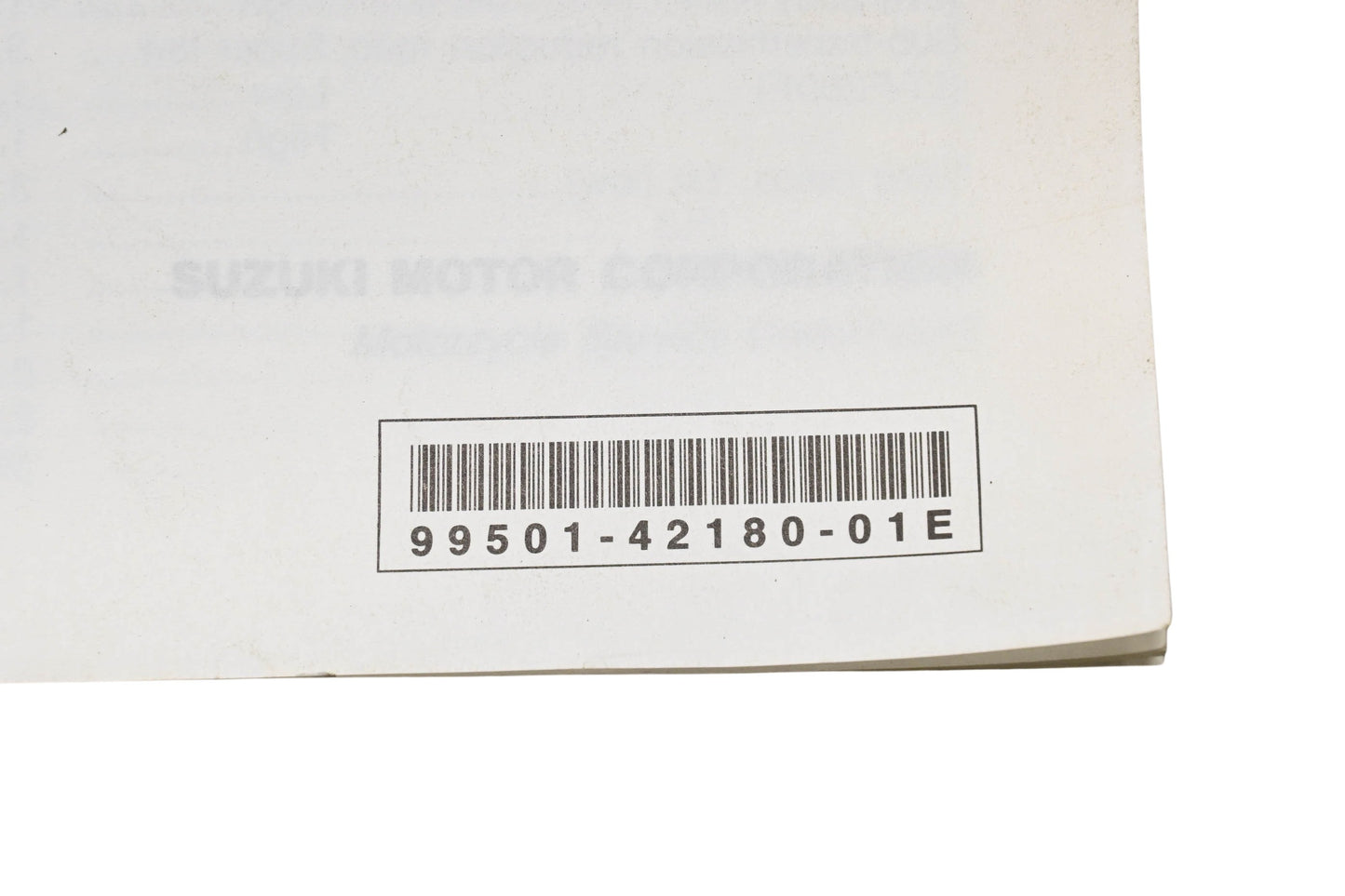 OEM Suzuki 99501-42180-01E LT-F250/250F Supplementary Service Manual