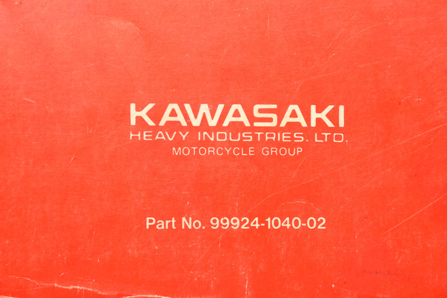 OEM Kawasaki 99924-1040-02 Motorcycle Service Manual Supplement Z400F Z500F Z550F GPz550