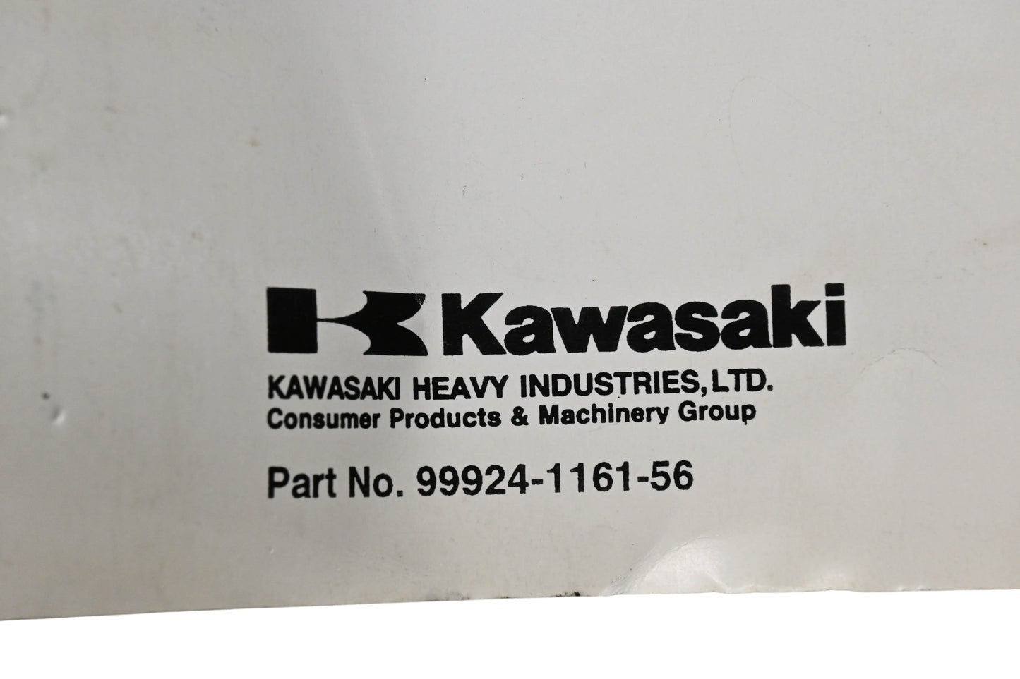 OEM Kawasaki 99924-1161-56 Ninja ZX-6 ZZ-R600 ZZ-R500 Motorcycle Service Manual