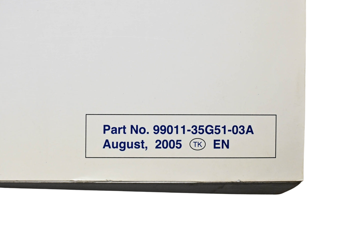 OEM Suzuki 99011-35G51-03A RM-Z450 Owner's Service Manual